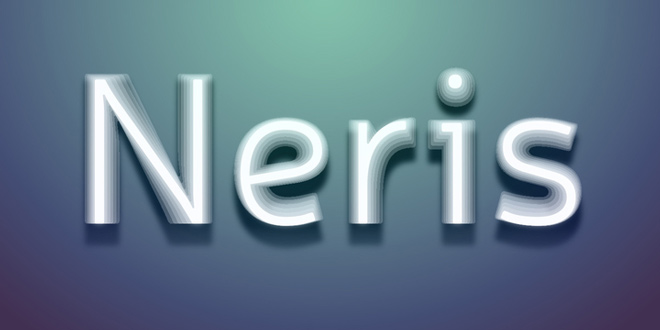 Шрифт Neris с поддержкой кириллицы