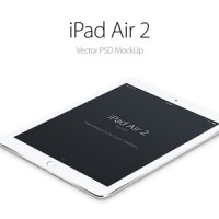 PSD шаблон Ipad Air 2